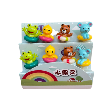 (3D) Floating Animals Food Picks.