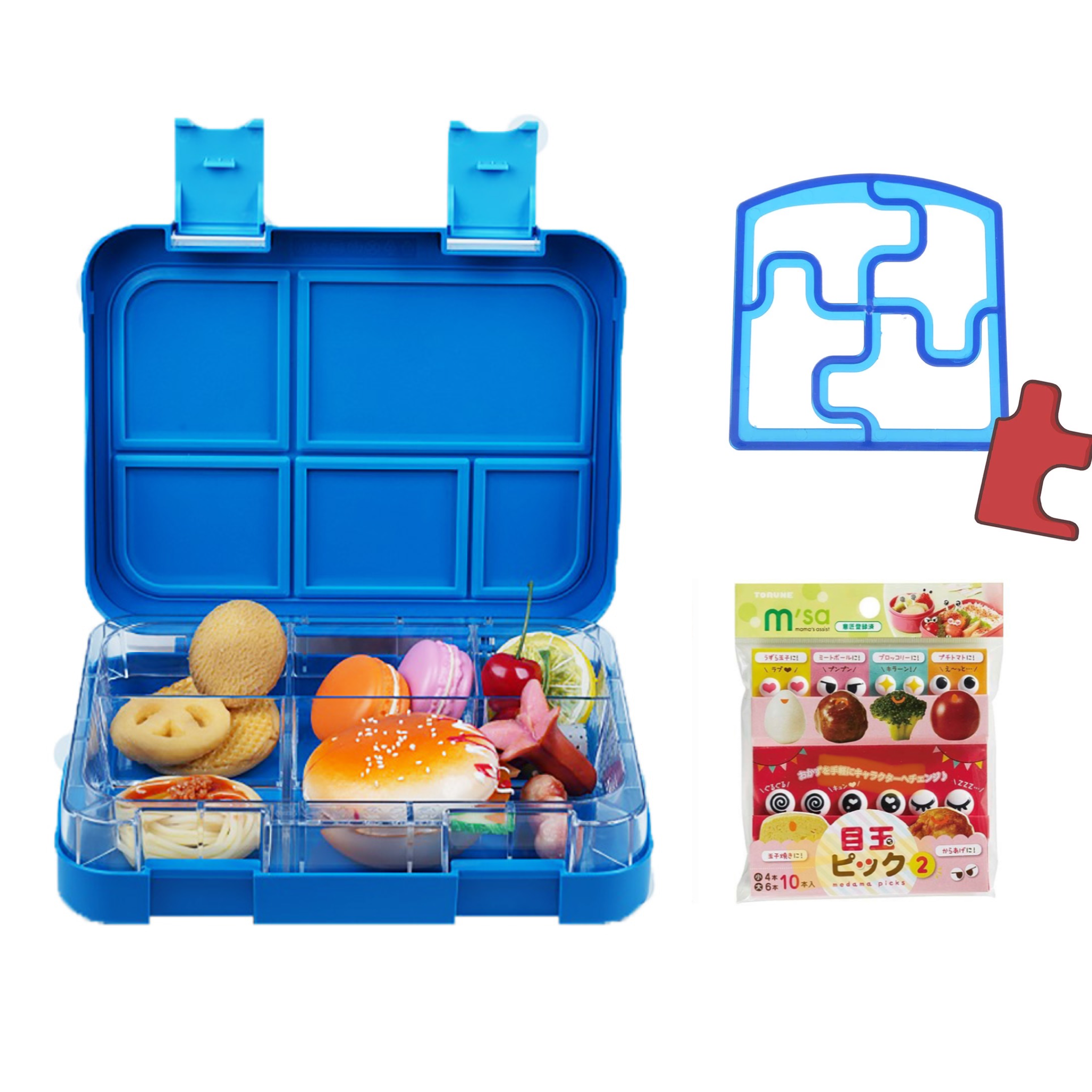 Enormous Special Curved Blue + Free Cutter And Forks