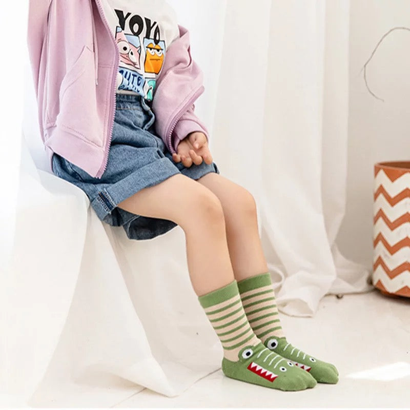Happy Crocodile Socks