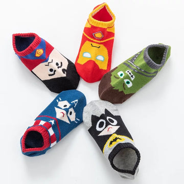 Superhero Kid’s Socks ( 5 Pairs )
